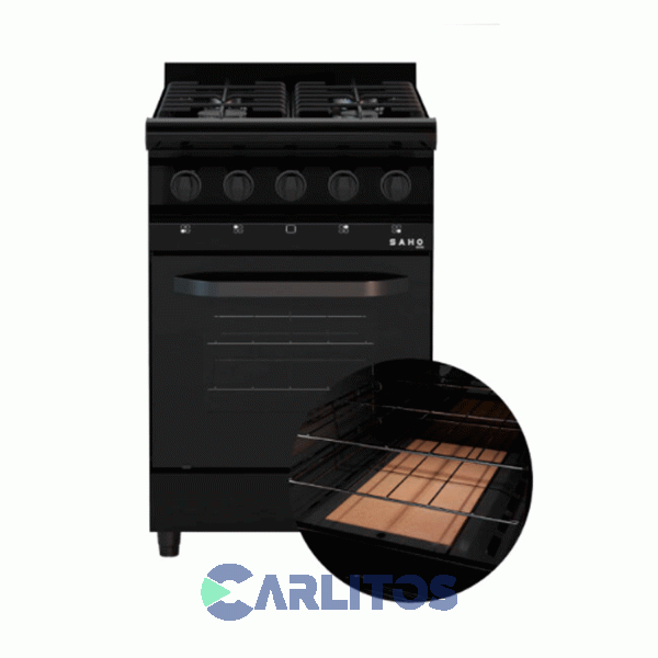 Cocina A Gas Industrial Morelli 55 CM Negro 180002