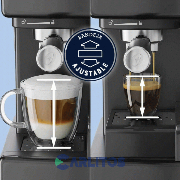 Cafetera Express Oster Digital Primalatte 15 Bares Black Bvstem6603b