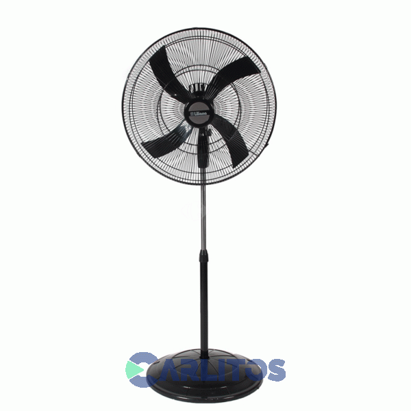 Ventilador De Pie Orbital Liliana 24" Parrilla Negra Vphp2416