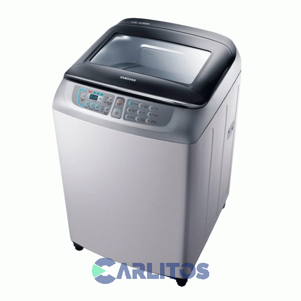 Lavarropa Carga Superior Samsung 8 KG - 700 RPM Plata Wa80f5s4uda