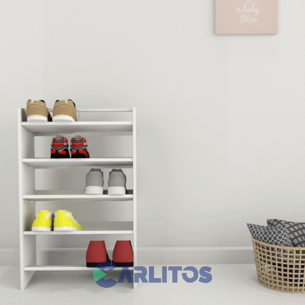 Botinero Abierto 10 Pares Tables Blanco