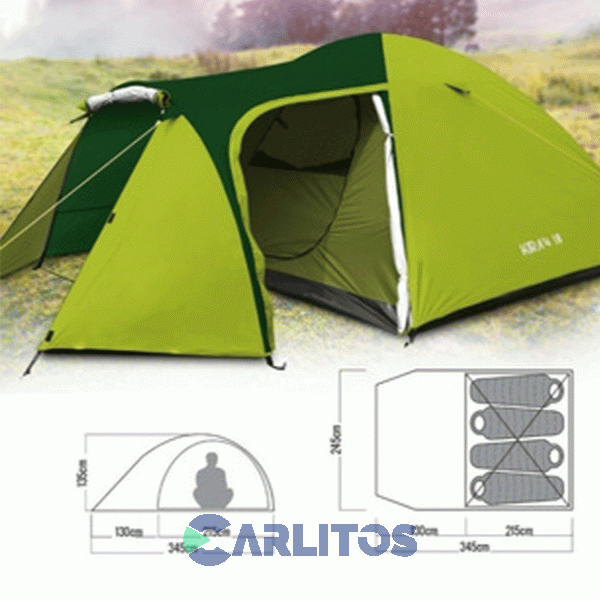 Carpa Iglú Waterdog 4 Personas 2.45 X 3.45 X 1.35 Mts Kira 4