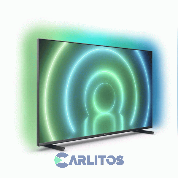 Smart TV Led 65" 4K Ultra HD Philips Con Android Y Ambilight 65pud7906/77