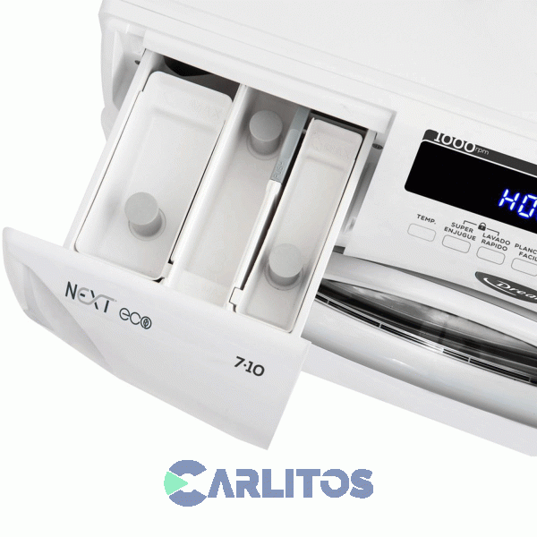 Lavarropa Carga Frontal Drean 7 KG - 1000 RPM Blanco Next 7.10 Eco