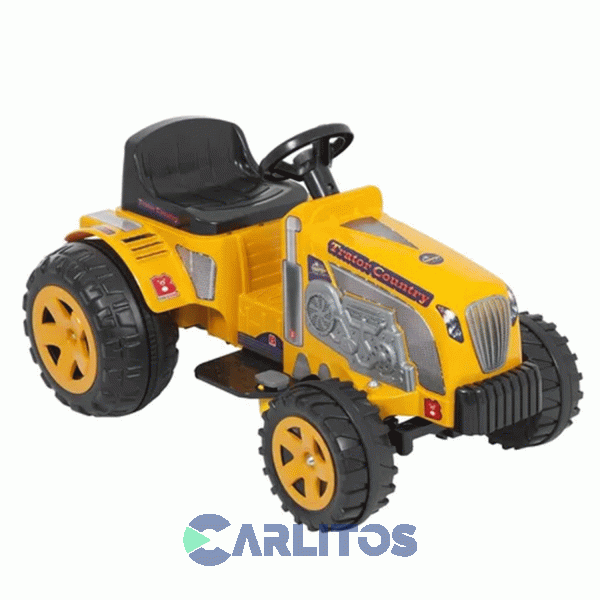 Tractor Eléctrico Biemme Country Amarillo 6 Volts