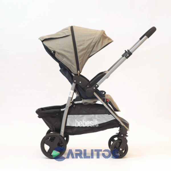 Coche De Paseo Bebesit Aeris Incluye Portabebe/butaca 1390ts Gris