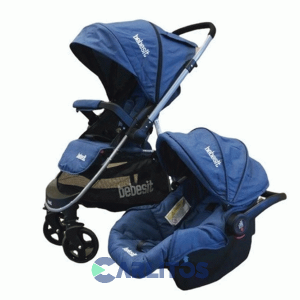 Coche De Paseo Bebesit Aeris Incluye Portabebe/butaca 1390ts Azul