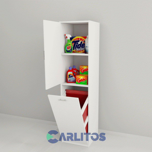 Organizador Multifunción Ropín 1 Puerta y 1 Canasto Tables Blanco