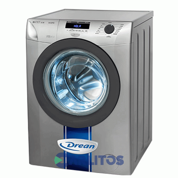 Lavarropa Carga Frontal Drean Inverter 10 KG - 1200 RPM Gris Next 10.12 Pg Eco