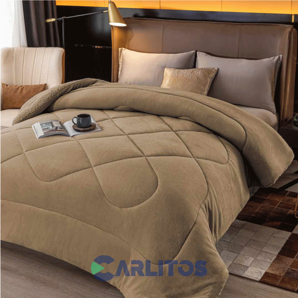 Edredón Flannel Corderito Las Calas King Size