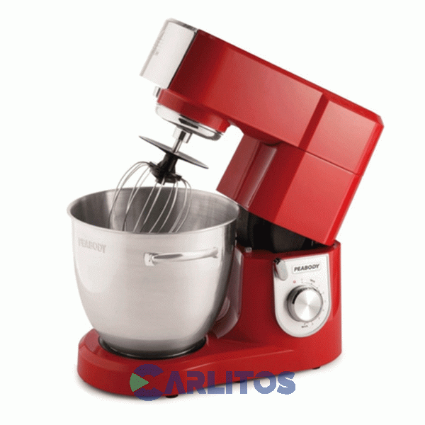 Batidora De Pie Planetaria Peabody 1500 Watts Pe-bm190r Rojo