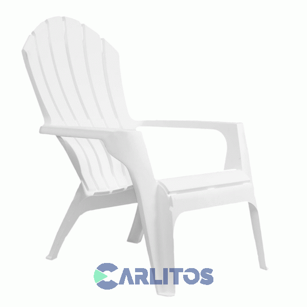 Sillón Pvc Garden Life Color Blanco Miami