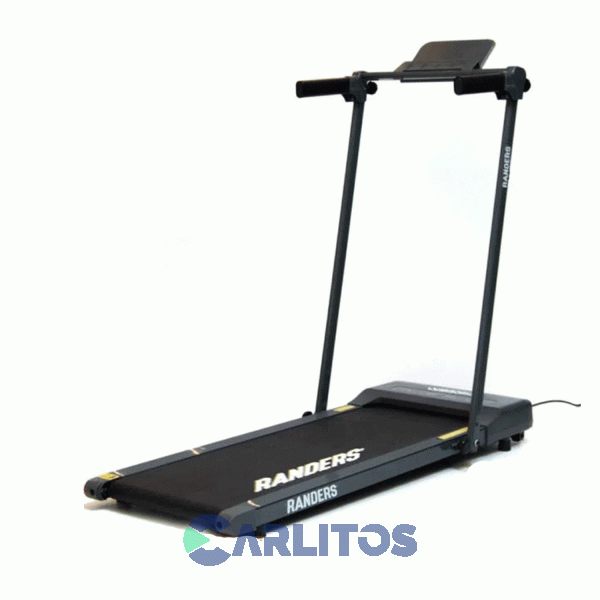 Fitness Cinta Motorizada 1 HP Randers Ultraplana Con Barral Arg-366