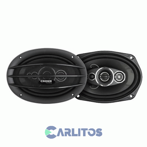 Parlantes Para Automóvil Crown Mustang 400 Watts - 4 Vías - 6 X 9" Csg-691