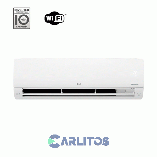 Aire Acondicionado Split Dual Inverter Lg 3500 Watts - Frío/Calor Wifi S4-w12ja31a