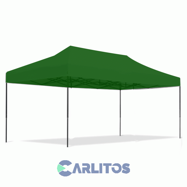 Gazebo Plegable 3 X 6 X 2.50 Altura Central Metros Goodnice Outdoor Verde