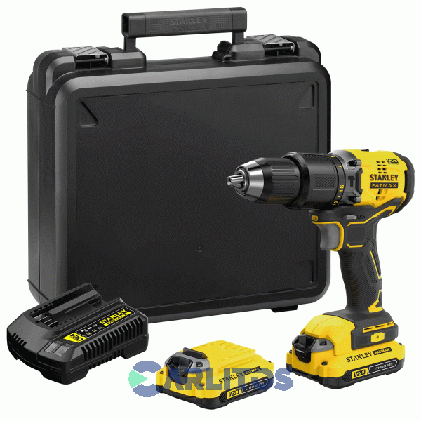 Taladro Atornillador Stanley 13 Mm Inalámbrico 20 V. Sbd715c2k-ar