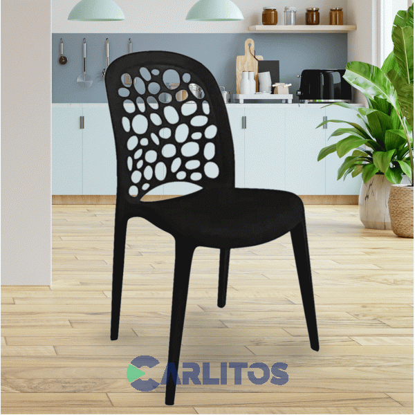 Silla Capri Unican Polipropileno Negro