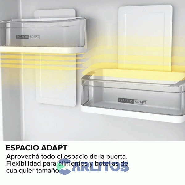 Heladera No Frost Whirlpool Combi Inverter 443 Litros Acero Inoxidable Wre57k2