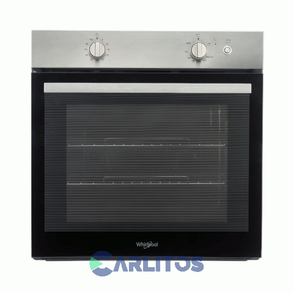 Horno A Gas Empotrable Whirlpool 60 CM Acero Inoxidable 60 Wog60ix