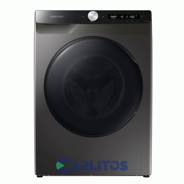 Lavasecarropa Samsung Inverter 10 KG - 1400 RPM Plata Wd10t504dbx