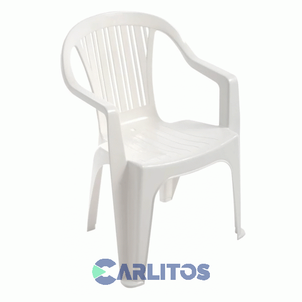 Sillón Pvc Garden Life Color Blanco Titan