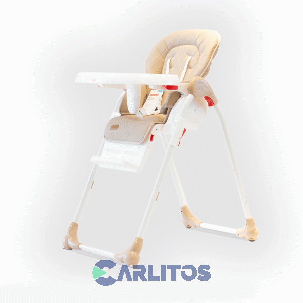 Silla De Comer Bebesit Alta Plegable Con Ruedas Delanteras 6600 Marrón