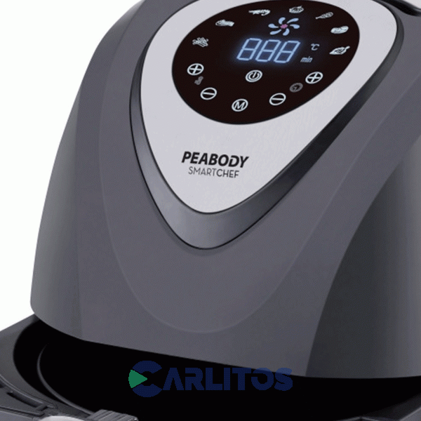 Freidora De Aire Peabody Fryer Digital Negra Pe-af612n