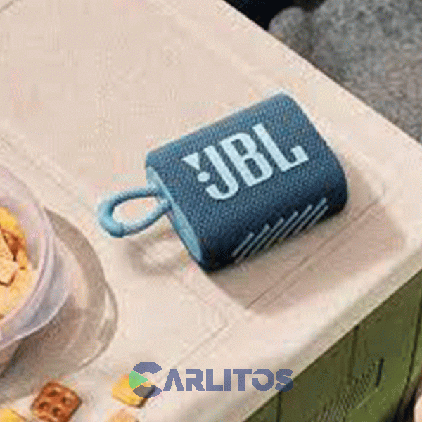 Parlante Portátil JBL Con Bluetooth Y Batería Go 3 Azul