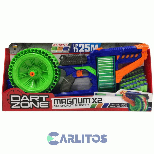 Pistola Lanza Dardos Blandos Dart Zone Magnum X 2