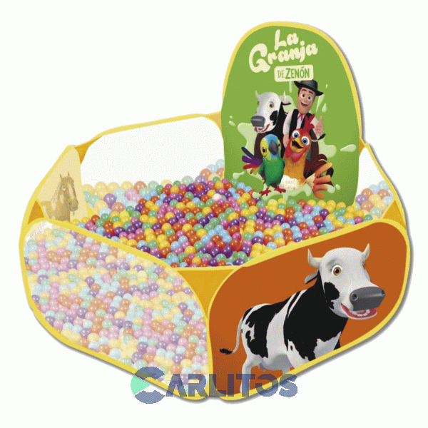Pelotero La Granja De Zenon Con 50 Pelotitas Zippy Toys