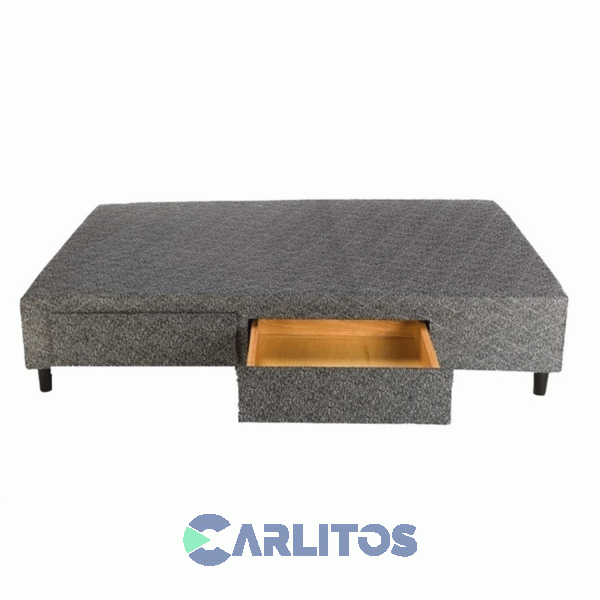 Multibox 1.90 X 1.40 Mts Con 4 CajonesTela Chenille