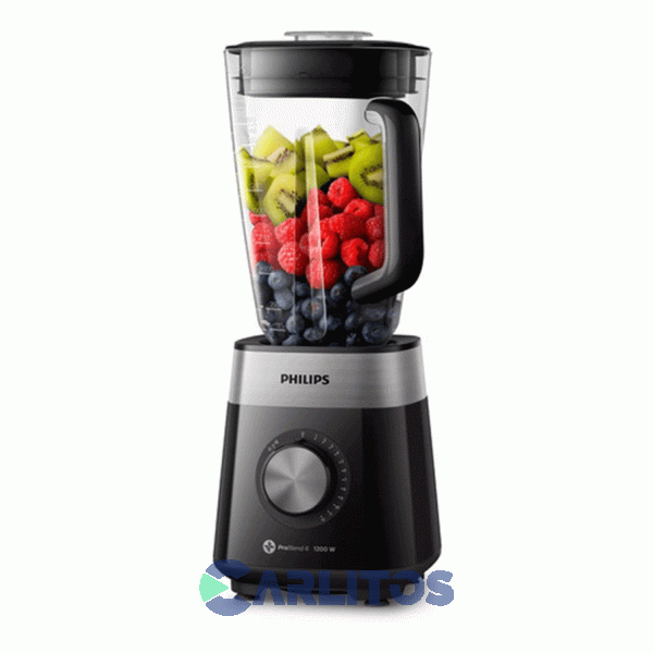 Licuadora Philips De Vaso 1200 Watts Con Jarra De Vidrio Hr2242/90