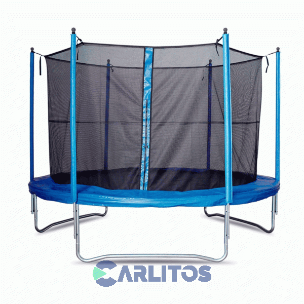 Cama Elástica Con Red De Seguridad 2.44 Mts