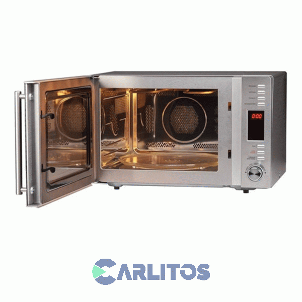 Microondas Con Grill Convección Bgh 30 Litros Acero Inoxidable B330dss9