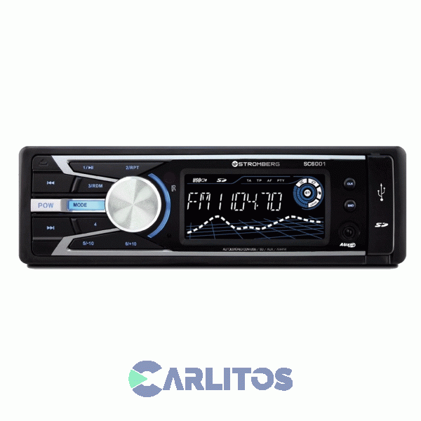 Autoestereo Sin CD Stromberg - Mp3 Link - Usb - Sd - Bluetooth Sc-6003