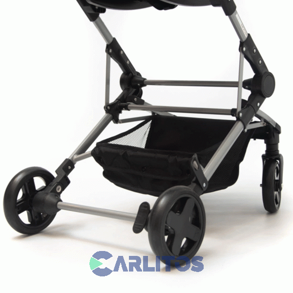 Coche De Paseo Bebesit Le Lit 3 En 1 Moisés + Portabebé 1365ts-d Gris Claro