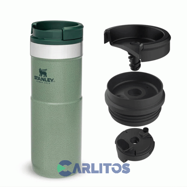 Botella De Acero Inoxidable Stanley Classic Neverleak Tm Mug Verde