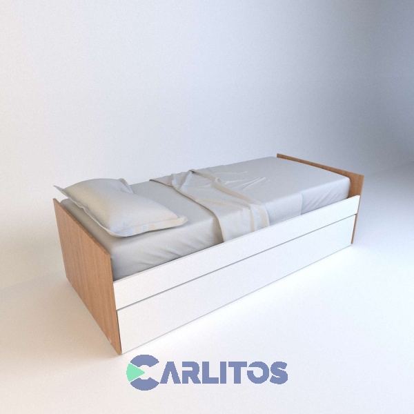 Cama Marinera Con Carro Tables Olmo Finlandés y Everest