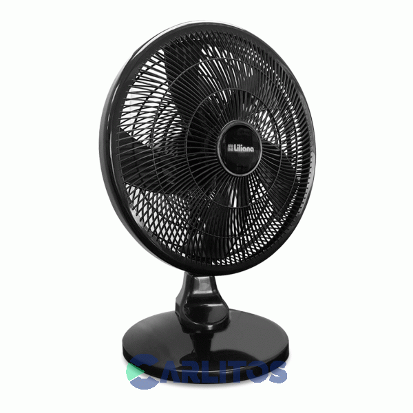 Ventilador Turbo Oscilante Liliana 16" Parrilla Negra Vsop16