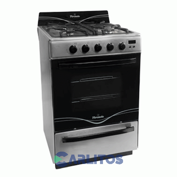 Cocina A Gas Florencia 56 CM Acero Inoxidable Multigas Flor 5558 F