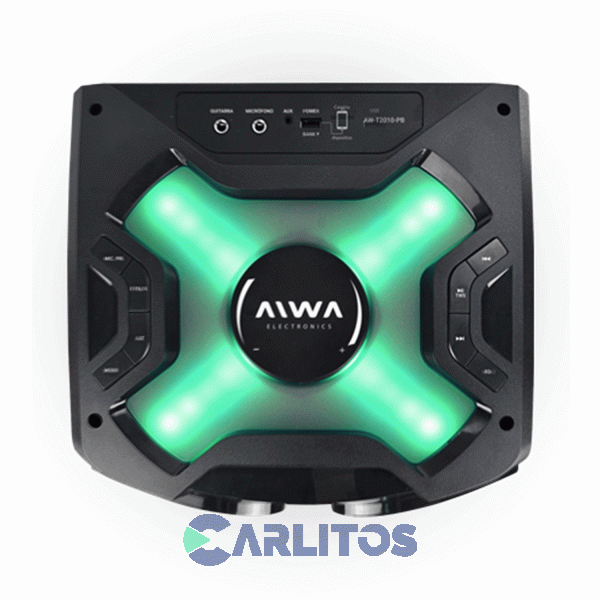 Parlante Torre Aiwa Con Bluetooth Y Batería Aw-t2010-pb