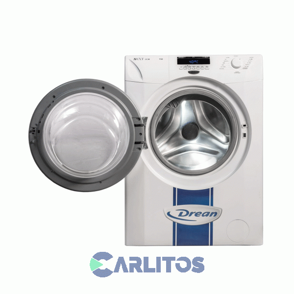 Lavarropa Carga Frontal Drean 7 KG - 1000 RPM Blanco Next 7.10 Eco