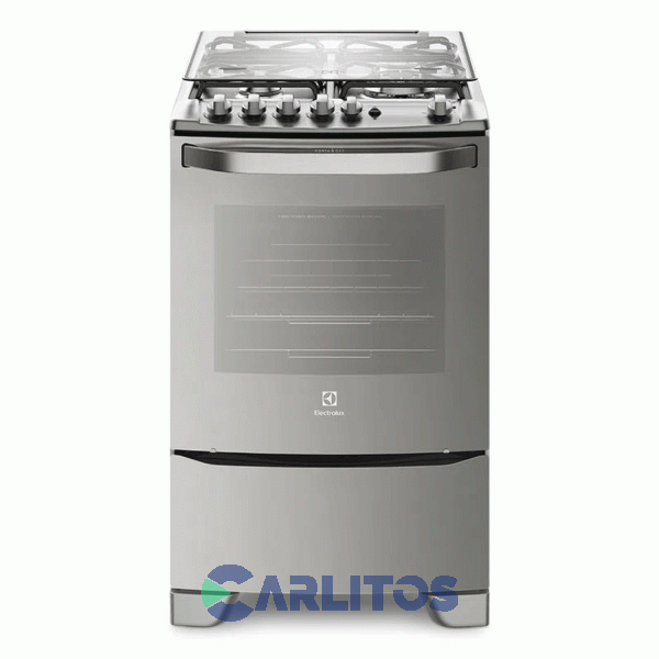 Cocina A Gas Electrolux 56 CM Acero Inoxidable Multigas 56gxq