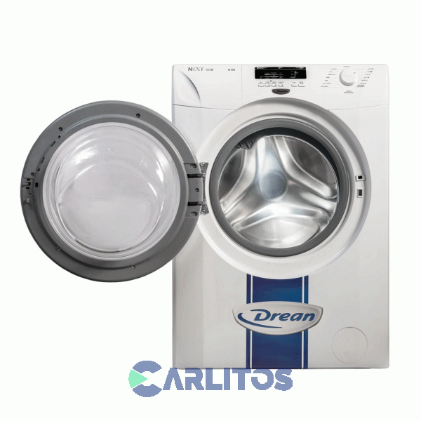 Lavarropa Carga Frontal Drean 6 KG - 900 RPM Blanco Next 6.09 Eco