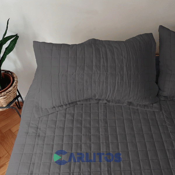 Cubrecama Matelaseado Milan Mantra Queen Size