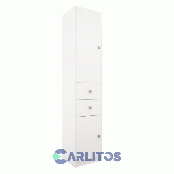 Organizador Multifunción 2 Puertas y 2 Cajones Orlandi Blanco