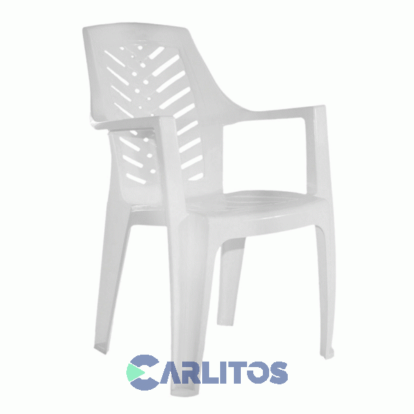Sillón Pvc Garden Life Color Blanco Marbella