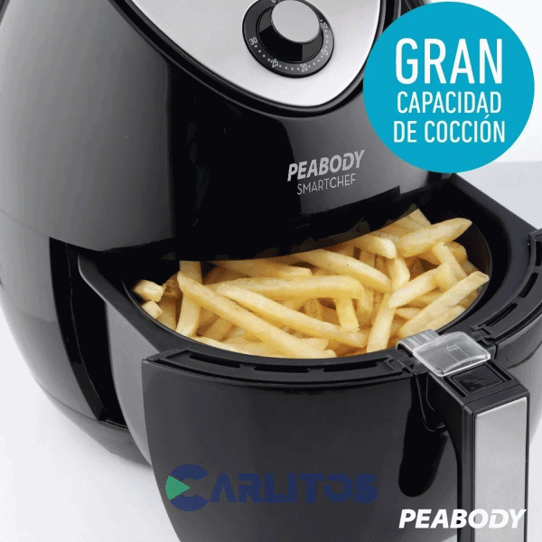 Freidora De Aire Peabody Fryer Negra Pe-af605n