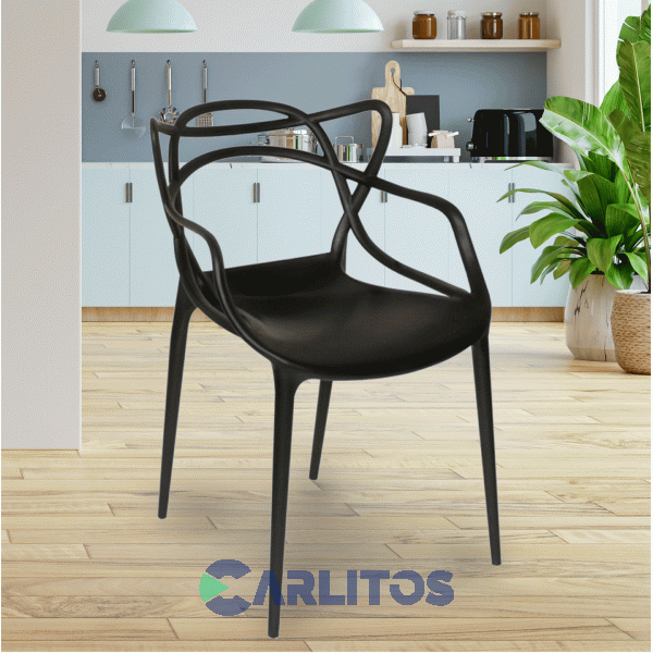 Silla Master Unican Polipropileno Negro